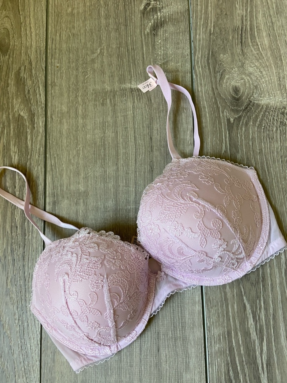 Lace Push-Up Bra - Light Lavnder